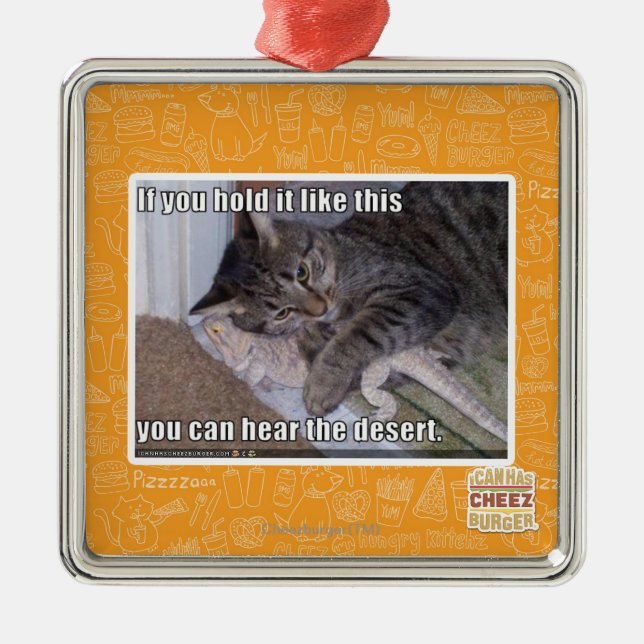 Ornamento De Metal Se segurar assim (Frente)