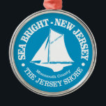 Ornamento De Metal Sea Bright (loop)<br><div class="desc">Sea Bright,  Nova Jersey.</div>