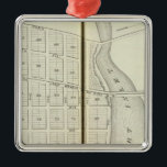 Ornamento De Metal Sea Girt and Primavera Lake Beach, Condado de Monm<br><div class="desc">Sea Girt e Primavera Lake Beach,  Condado de Monmouth,  Nova Jersey. Por Anspach,  F. J. (187) Publicado por ''Phila: Woolman & Rosa''.</div>