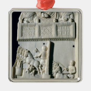 Ornamento De Metal Seção de um diptych