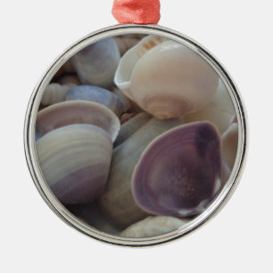 Ornamento De Metal Sedreiros Sunny Summer, Sea Shell Beach Ocean