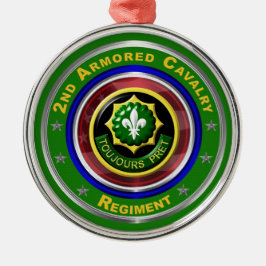 Ornamento De Metal segundo de Cavalaria Armada Natal