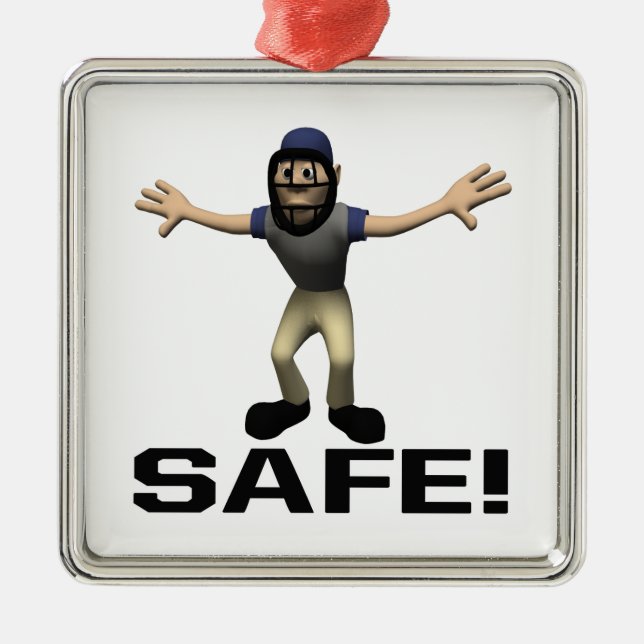 Ornamento De Metal Seguro (Frente)