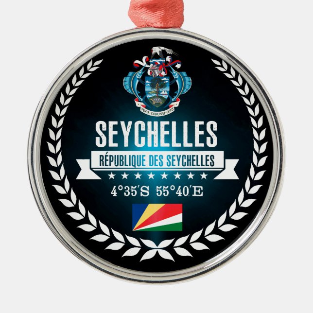 Ornamento De Metal Seicheles (Frente)