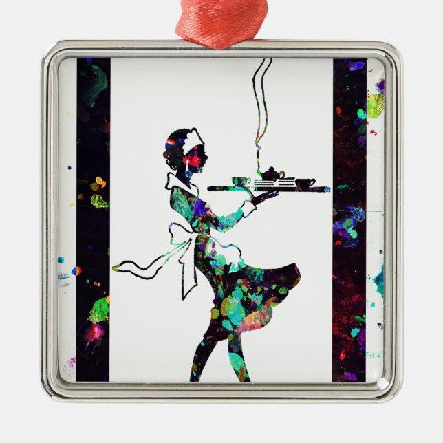 ORNAMENTO DE METAL SEJA GENTIL PARA AQUELES QUE SERVEM! (Frente)