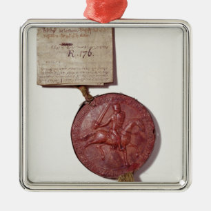 Ornamento De Metal Selo do rei Richard mim