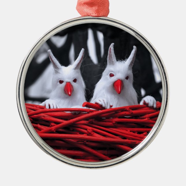 Ornamento De Metal Sementes na areia (Frente)