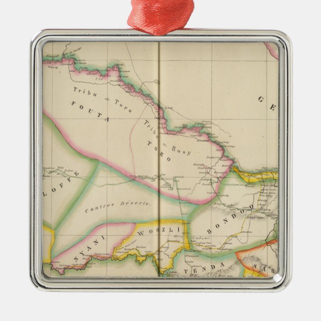 Ornamento De Metal Senegal África (Frente)