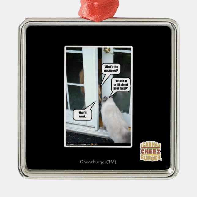 Ornamento De Metal Senha (Frente)