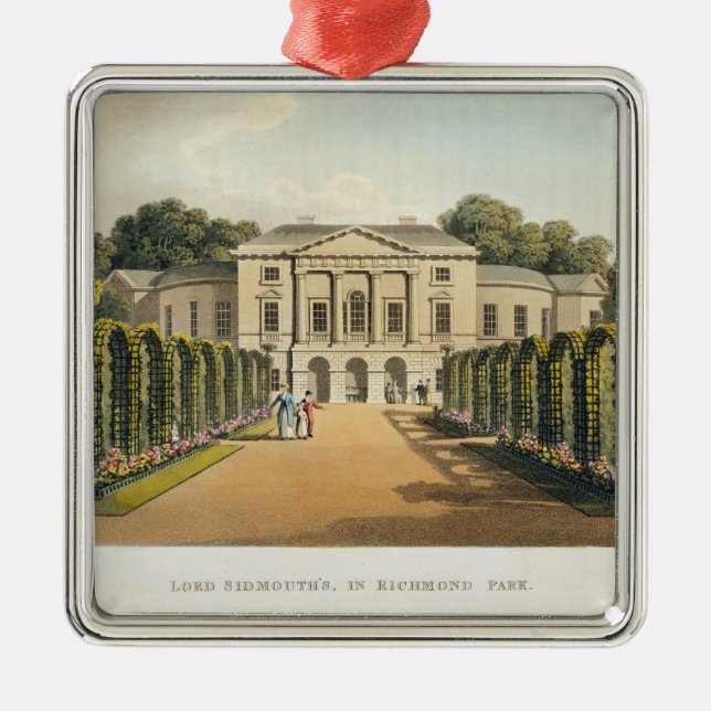 Ornamento De Metal Senhor Sidmouth, no parque de Richmond, 'dos (Frente)