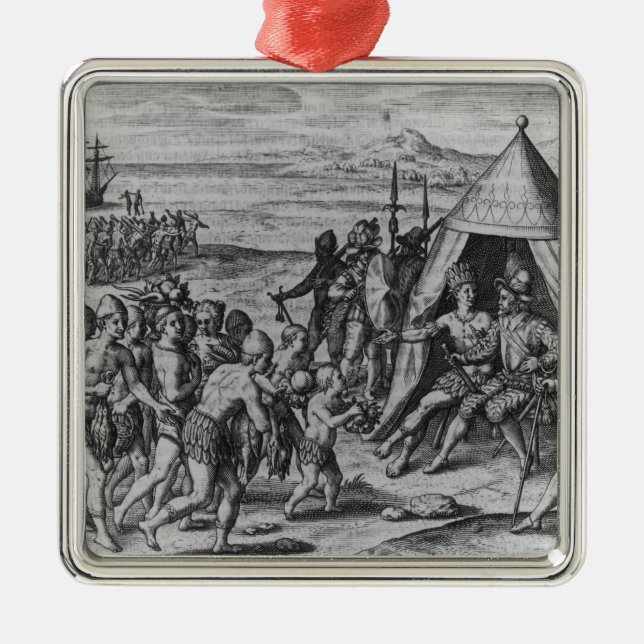 Ornamento De Metal Senhor Walter Raleigh (Frente)