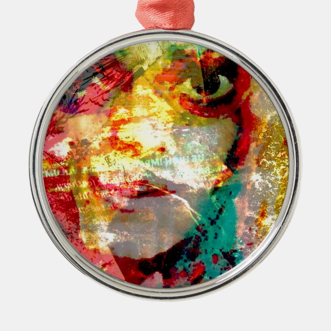 Ornamento De Metal senhora (Frente)