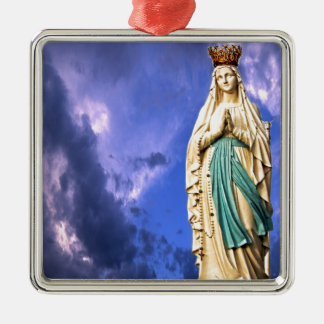 Ornamento De Metal Senhora de Lourdes
