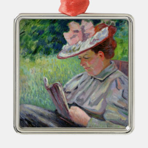 Ornamento De Metal Senhora Guillaumin, c.1895 (óleo em canvas)