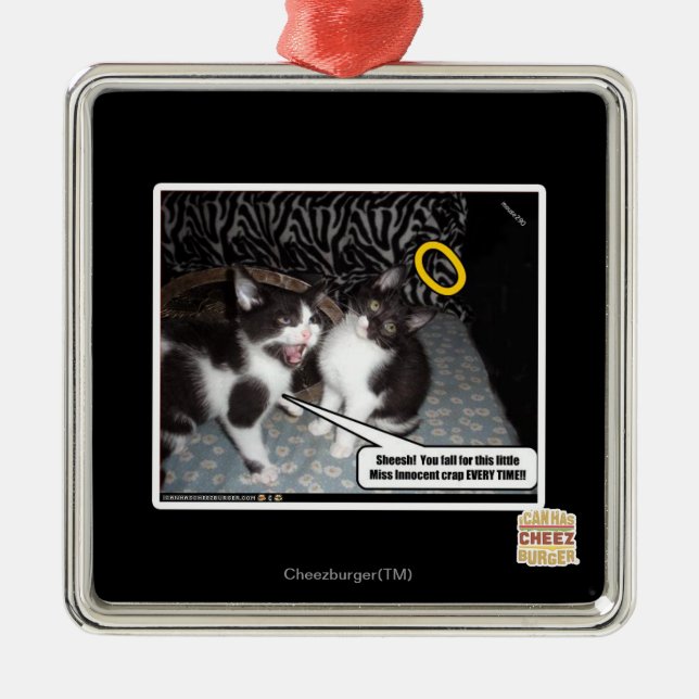 Ornamento De Metal Senhorita Inocente (Frente)