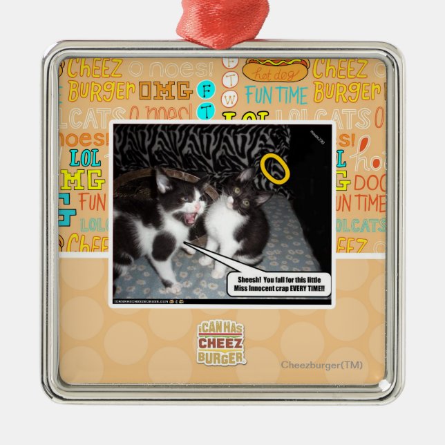 Ornamento De Metal Senhorita Inocente (Frente)