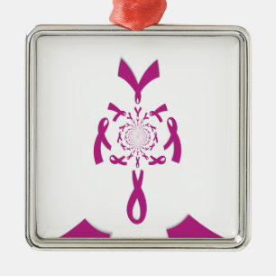 Ornamento De Metal Sensibilização do Cancer da Mama Hakuna Matata Últ