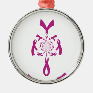 Ornamento De Metal Sensibilização do Cancer da Mama Hakuna Matata Últ