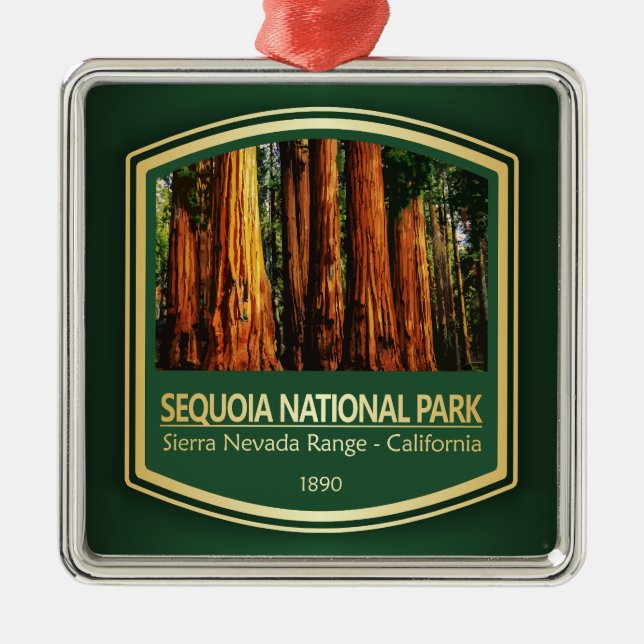 Ornamento De Metal Sequoia NP (PF1) (Frente)