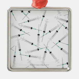 Ornamento De Metal Seringas 2