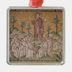 Ornamento De Metal Sermão na montagem