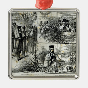 Ornamento De Metal Serviço na sinagoga judaica