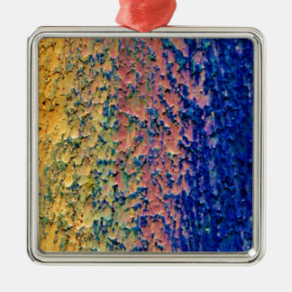 Ornamento De Metal Seu fundo Ornamen quadrado superior feito sob