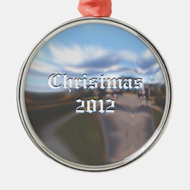 Ornamento De Metal Sheen Christmas (Frente)