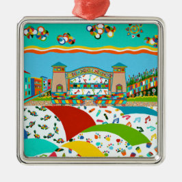 Ornamento De Metal Shell de Banda de Sea Isle City