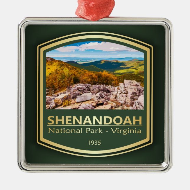 Ornamento De Metal Shenandoah NP (PF1) (Frente)