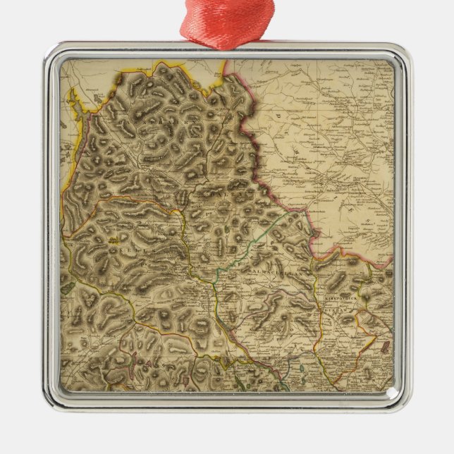 Ornamento De Metal Shire Kirkcudbright composto (Frente)