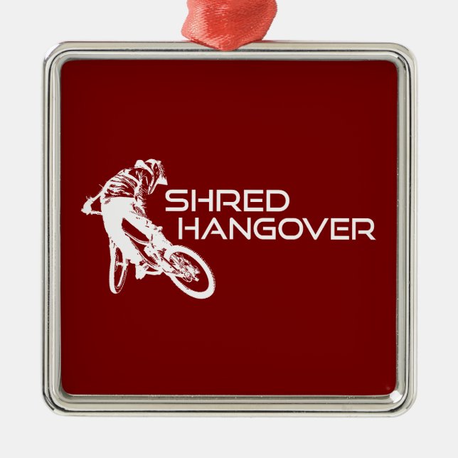 Ornamento De Metal Shred Hangover Arizona Mountain Biking (Frente)
