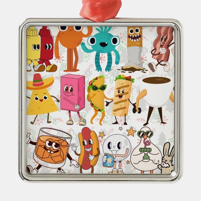 Ornamento De Metal Silly (Frente)