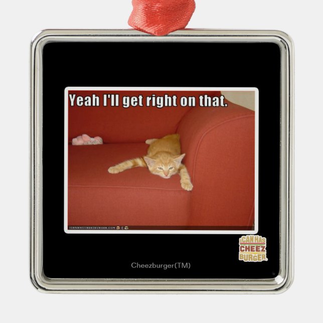 Ornamento De Metal Sim, vou direto ao assunto. (Frente)