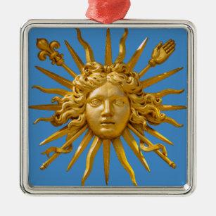 Ornamento De Metal Símbolo de Luís XIV o Rei Sol