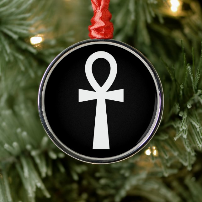 Ornamento De Metal Símbolo Egípcio Ankh (Árvore)