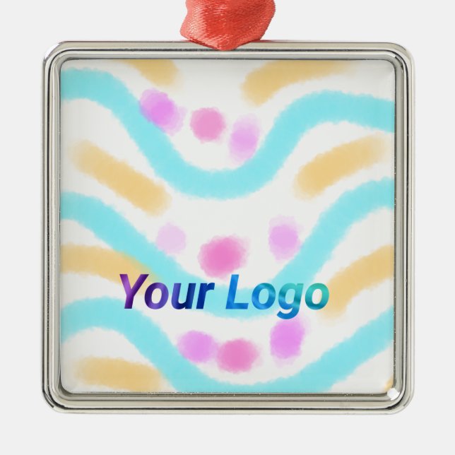 Ornamento De Metal simples e mínimo adicione seu nome bridesmaid casa (Frente)