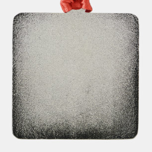 Ornamento De Metal simples e mínimo adicione seu nome foto ano aquare