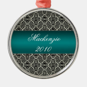 Ornamento De Metal Simples pedido de demissão de feriado clássico