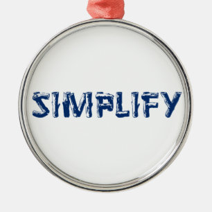 Ornamento De Metal Simplificar