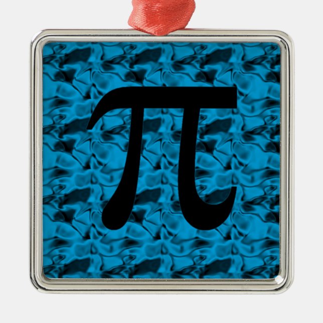 Ornamento De Metal Sinal do Pi (Frente)