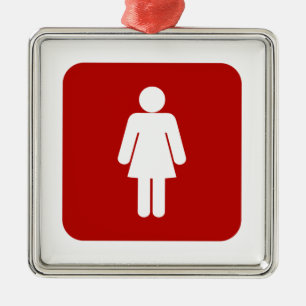 Ornamento De Metal Sinal feminino