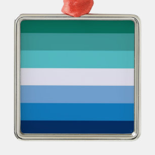 Ornamento De Metal Sinalizador de Gay Men (Símbolo LGBT) (Orgulho gay