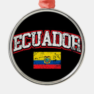 Ornamento De Metal Sinalizador do Equador