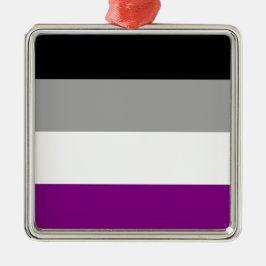 Ornamento De Metal Sinalizador do Orgulho Asexual (Ace) (Asexualidade