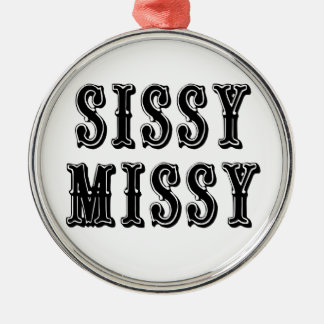 Ornamento De Metal Sissy Missy