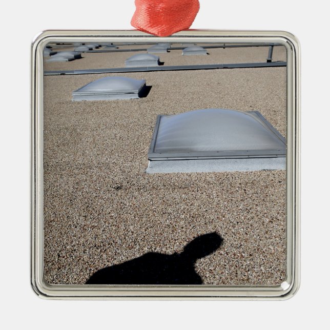 Ornamento De Metal Sistema de iluminação solar do dia (Frente)