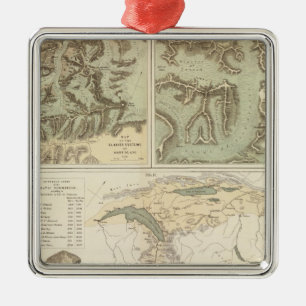 Ornamento De Metal Sistemas da geleira dos cumes