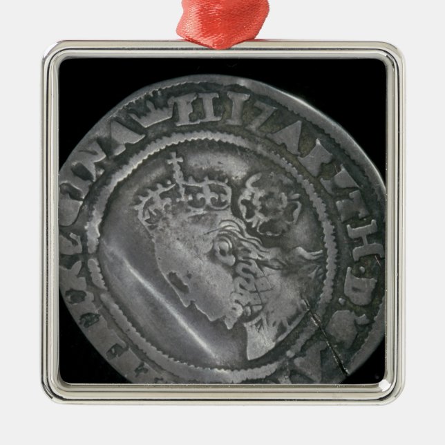 Ornamento De Metal Sixpence (Frente)