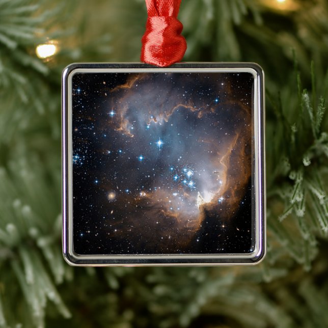 Ornamento De Metal Sleeping Angel Star Cluster (Árvore)